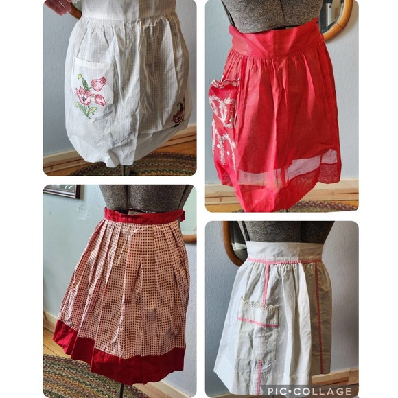 Vintage Other - 4 Vintage Aprons 1950s Retro, excellent condition